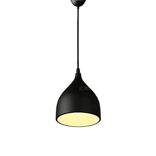 Lámpara de techo colgante de metal nórdico JXINGZI colorida para cocina