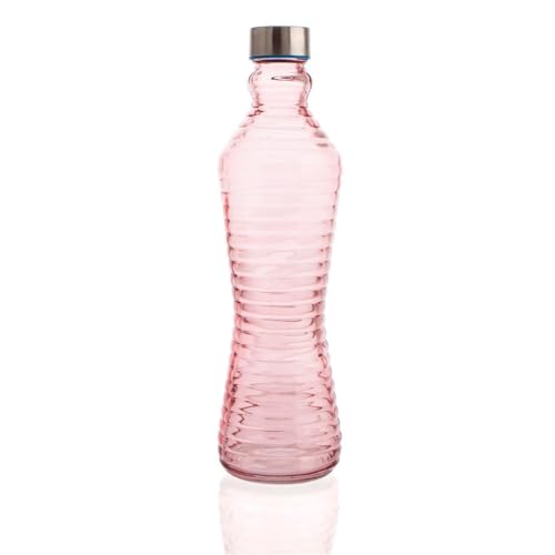 Quid Line Botella Mesa Vidrio Con Tapón 1l Sodo Apto Frigorífico No Apto Microondas Reciclable