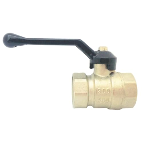 AF Hydro Brass, 1/4\" Ball Valve with 400 WOG rating, NPT Thread, PTFE Seat & NBR Oring, Nickel Plated