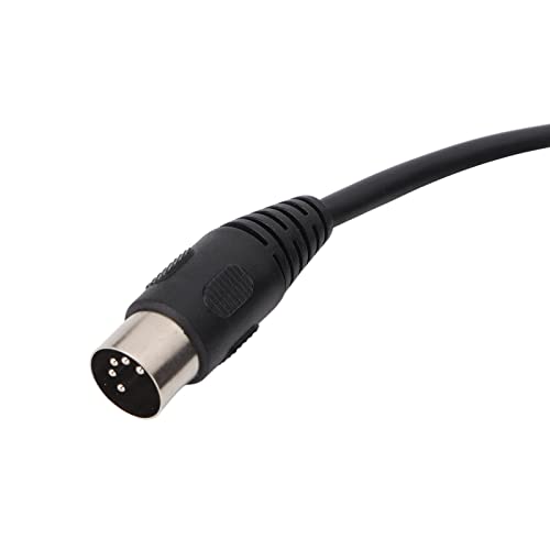 Cabo DIN 5 pinos para RJ45, 1,5 m de redução de ruído de cobre livre de oxigênio 5 pinos macho para