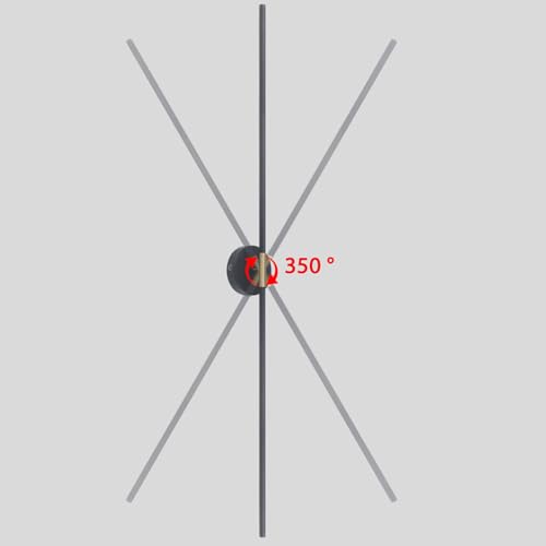 Apliques de pared LED recargables con mando iluminación interior negra 26cm 6