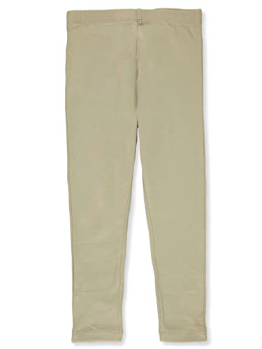 French Toast Girls' Solid Knit Leggings - Khaki, 14-16