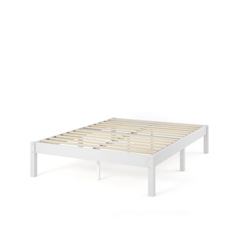 ZINUS Ema Marco de cama individual – Cama 90 x 190 cm / 35 x 75 pulgadas - 35 cm de altura con espacio libre debajo de la cama - Base de cama de plataforma de bambú y madera con soporte de listones -