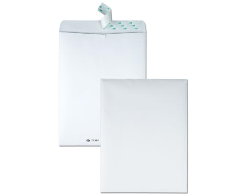 Enveloppe catalogue blanche indéchirable 25,4 x 33 cm pour protéger vos envois lourds épais