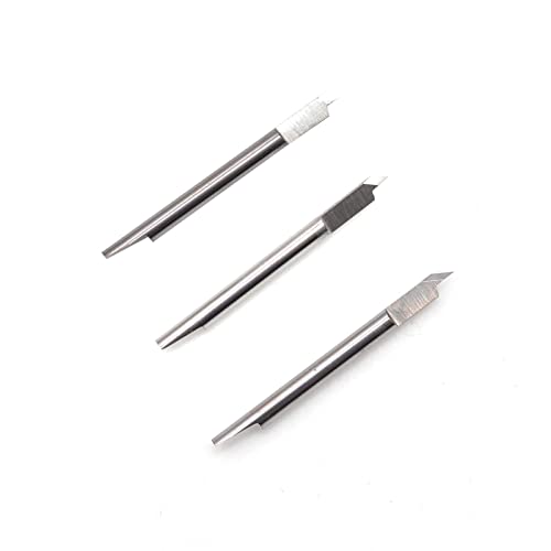 Summa T Lot de 5 lames en tungstène 30/45/60 degrés pour traceur de découpe en vinyle pour lames SUMMA T (30 degrés)