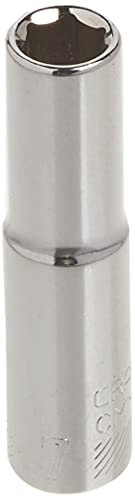 Image of CRAFTSMAN Deep Socket, Metric, 1 /4-Inch Drive, 7mm, 6-Point (CMMT44404)