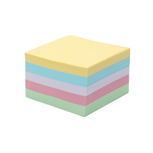 Papier coloré vierge pour bloc de notes antiadhésifs et recharge de bureau