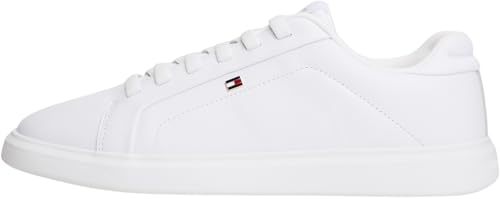 Tommy Hilfiger Chaussures Basses Th Icon Court Light FW0FW08948 pour Femme, Blanc (Blanc), Pointure 40