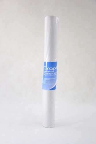 Graph It - Rollo De Papel Vegetal Transparente Para Dibujo Técnico Y De Ilustración - Para Lápiz, Tinta Y Rotuladores Finos - 37,5 Cm X 20 M - 40 G M Graph It - Rollo De Papel Vegetal Transparente Para Dibujo Técnico Y De Ilustración - Para Lápiz, Tinta Y Rotuladores Finos - 37,5 Cm X 20 M - 40 G M