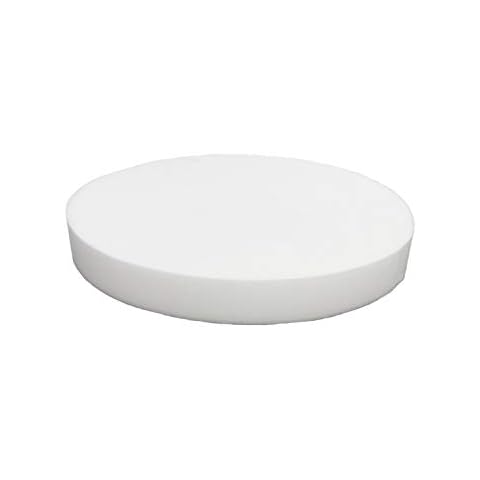 FoamRush 3" x 18" Diameter Premium Quality High Density Upholstery Foam (Bar Stools, Seat Cushion, Pouf Insert, Patio Round Cushion Replacement) Made in USA Cover