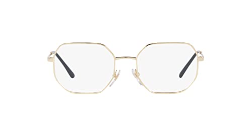 Catálogo de Lentes Vogue comprados en linea. 44 Vogue Eyewear Vo4228 - Marco hexagonal para anteojos graduadas para mujer, Oro pálido/lente demo., 51 mm