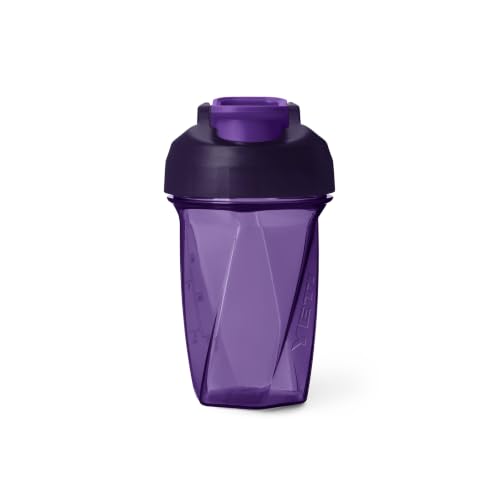 Image of YETI Yonder Helimix Vortex Blender Shaker Bottle Holds up to 20oz | No Blending Ball or Whisk | USA Made | Portable Pre Workout Whey Protein Drink Shaker Cup | Dishwasher Safe, Pace Purple