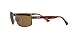 Ray-Ban RB3478 Rectangular Sunglasses, Brown Frame/Brown Polarized, 60 mm