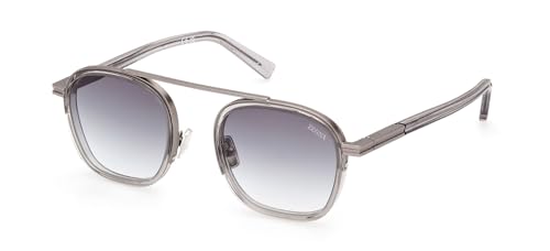 Sunglasses Ermenegildo Zegna EZ0231 DARK RUTHENIUM/SMOKE SHADED 51/22/145 Unisex, Dark Ruthenium/Smoke Shaded, 51/22/145