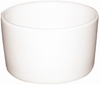 WIN-WARE Whiteware Contemporary Ramekin useful as a soufflé dish. 70mm (2.75") diameter. Box Quantity 12.