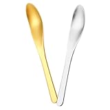 Photo Gallery healifty 2 pezzi compatti in metallo per caffè e dessert cucchiai leggeri per gelato tè bevande e frutta adatti bar e Photo Gallery healifty 2 pezzi compatti in metallo per caffè e dessert cucchiai leggeri per gelato tè bevande e frutta adatti bar e