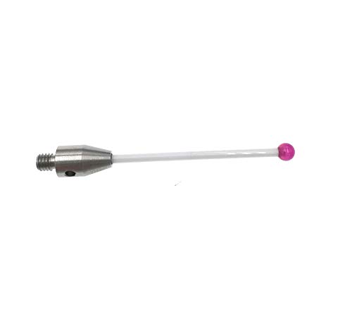 Image of CMM Touch Probe Stylus 4mm Ruby Ball Tips M4 Thread Ceramic Stem 50mm Long A-5003-4799