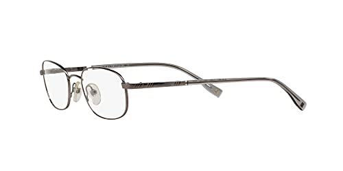 Image of Brooks Brothers Mens BB 363 Oval Prescription Eyewear Frames, Gunmetal /Demo Lens, 50 mm