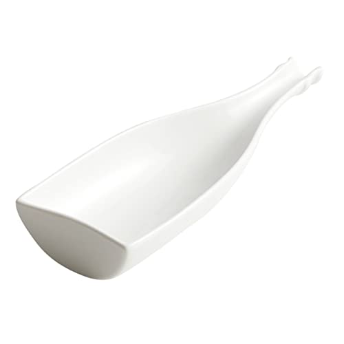 LABRIMP Bandeja De Cerámica Elegante Plato Diseño De Botella Para Almacenar Comidas Frías