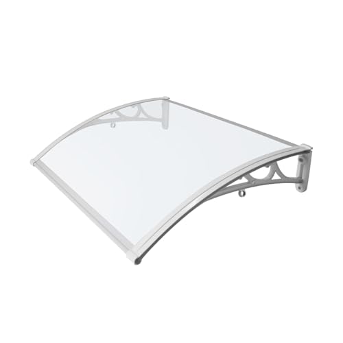 Marquesina para puertas delanteras transparente con protección UV y cubierta para ventanas