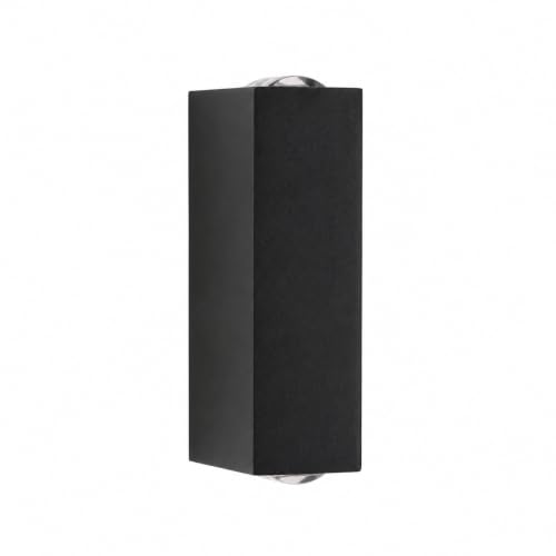 M Ledme – Aplique de Pared Led Falcon 6W Para Exterior, Luz Cálida 3000K, Impermeable IP54, Lámpara Moderna para Jardín, Patio y Terraza