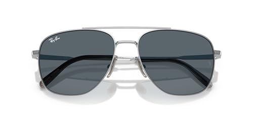 Image of Ray-Ban Unisex Rb8097 William Titanium Square Sunglasses