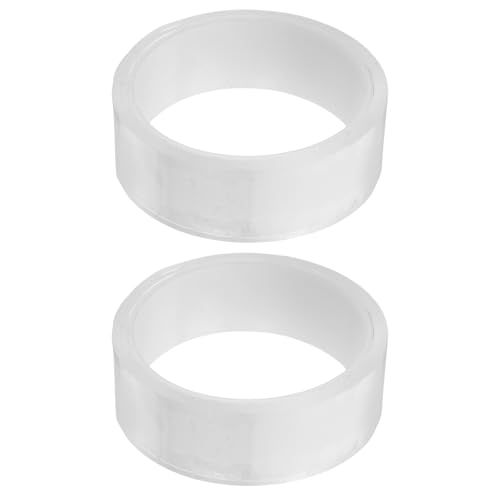 TOKIDNY Cinta de Sellado Transparente Acrílica Autoadhesiva 2 Piezas 300X3 CM para Baño y Cocina Tira Flexible para Puertas Ventanas y Lavabo Cinta de Calafateo Profesional