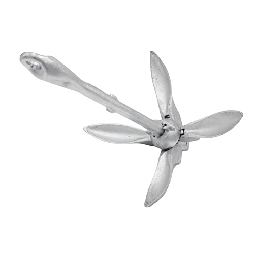 Freneci ユニバーサル フォールディング アンカー グラップネル/フィッシング アクセサリー 炭素鋼 折りたたみ式/カヌー用 小型ウォータークラフト ディンギー パドルボード/, 6KG