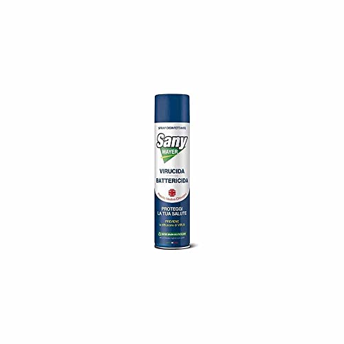 2 x Spray Disinfettante Igienizzante Virus, Batteri, Funghi'SANYMAYER' 400 ml| Spray Sanificante Dell'Aria,...