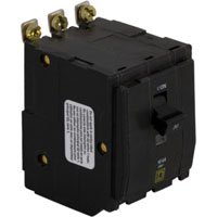Square D QOB360 Miniature Circuit Breaker (QOB) Standard, 60A, 3-Pole, 240 Vac, 3-Phase, Bolt-On