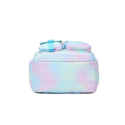 Image of MATMO Backpacks for Girls, School Backpack Kids Student Bookbag Travel Daypack (Blue)
