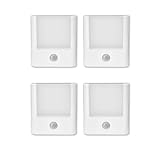 Camelion 4-Pack 3-in-1 Power Failure Night Light – Plug-in LED with Motion Sensor, Emergency Backup & Night Light – Auto-On During Outages, Ideal for Home, Hallways & Bedrooms