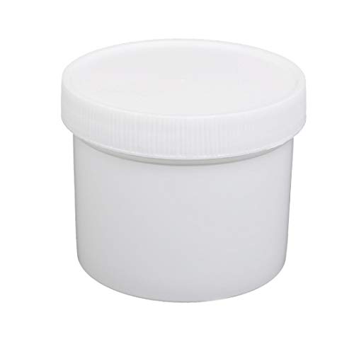 Aexit 250ml HDPE gauge Plastic Wide Mouth Round Laboratory Experiment Bottle Container