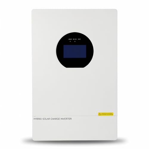 7200W Split-Phase Hybrid Solar Inverter, 120V/240V, 150A Dual MPPT, 48V Battery, UL Certified for Home Backup