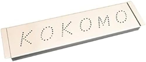 Kokomo Grills Stainless Steel Smoker Chip Box Insert | Heavy Duty Wood Chip Holder for Gas BBQ Grills | Adds Rich