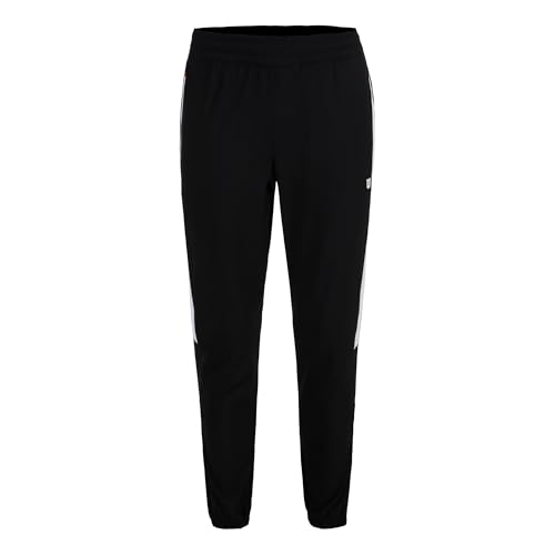Pantalon survêtement Wilson Grand Slam noir anti frottement pour homme
