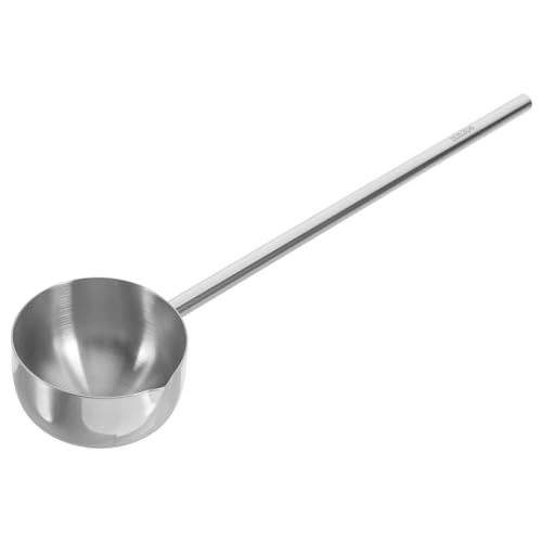 BRIGHTFUFU Mini Stainless Steel Oil Pan Handle Soup Ladle for Kitchen Home Restaurant Versatile Cooking Sauce Cup
