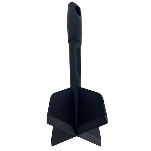 INTSUPERMAI Manual Meat Rammer - 4-Opening Fragment-Free Design, Food Grade Heat Resistant Kitchen Tool for Camping, Food Prep & Meat Processing