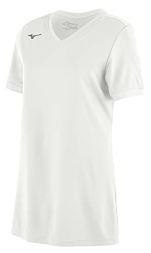 Maillot Mizuno Aerolite blanc anti-transpiration fille L