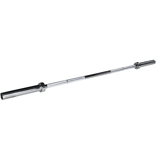 Sporttrend 24® Olympische Profi Langhantelstange 2200mm, 20KG, Silber, A3...