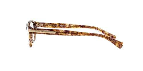 Coach Eyeglasses Hc 6065 5287 Light Brown Confetti Tortoise #TOP3