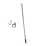 IKEEYUIS High Performance Ladder Pull Down System Kit Stainless Steel Hook Parts Convenient Storage Solution Complete Set Of Ladder Pull Down System Kit Can Replace Attic Line