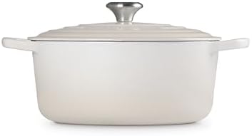Enameled Cast Iron Signature Round Dutch Oven, 7.25 qt., Meringue