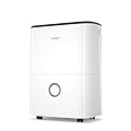 COMFEE Deumidificatore 16 l, dimensioni della stanza circa 80 m³ (32 m²), deumidificatore con 3 modalità di funzionamento, timer 24H, serbatoio acqua 3 l, MDDF-16DEN7