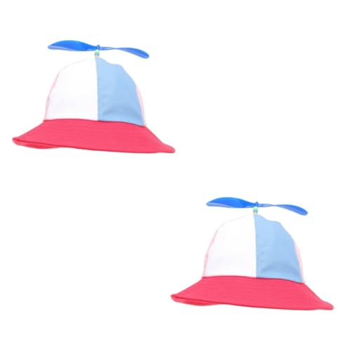 Sombrero de cubo infantil transpirable de bambú con libélula para el verano