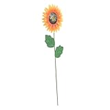 LOORGVEL Metall Gartenstecker Blumenform Wetterfest Gartendeko für Außenbereich Robustes Eisen Bunte Dekoration für Wiese Beete Topfpflanzen Vielseitig für Garten Party und Parkgestaltung