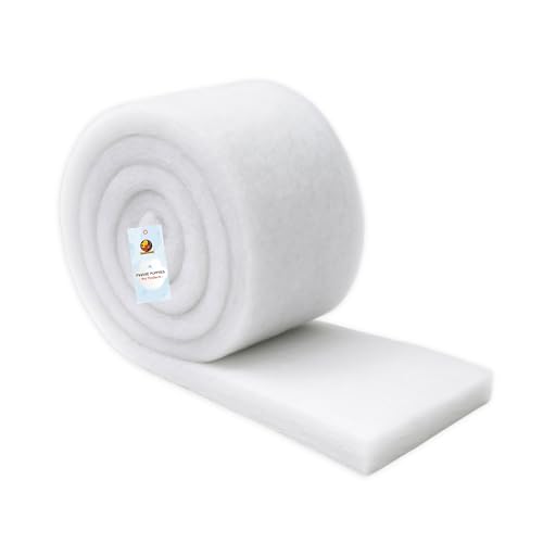 Image of Foodie Puppies Aquarium Fish Tank Filter Media Sponge - 130cm x 13cm x 3cm | Biochemical Cotton Sponge Top Filter Mechanical and Biological Filtration