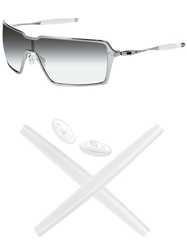 Mryok Ersatz Earsocks Nasenstück für Oakley Probation OO4041 Sonnenbrille - Weiß