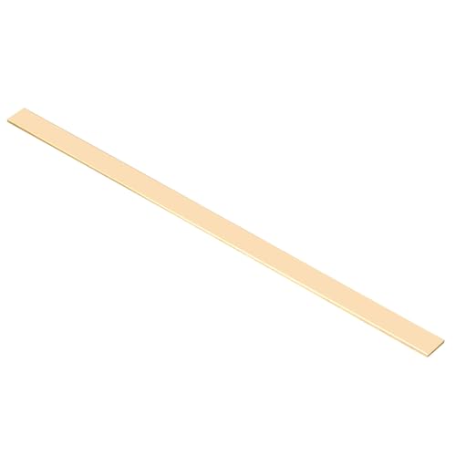 Barre plate en laiton H59 durable de 12 pouces pour decoration architecturale