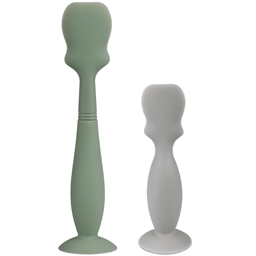 Image of Baby Diaper Cream Spatula Applicator Soft Silicone Baby Butt Paste Spatula